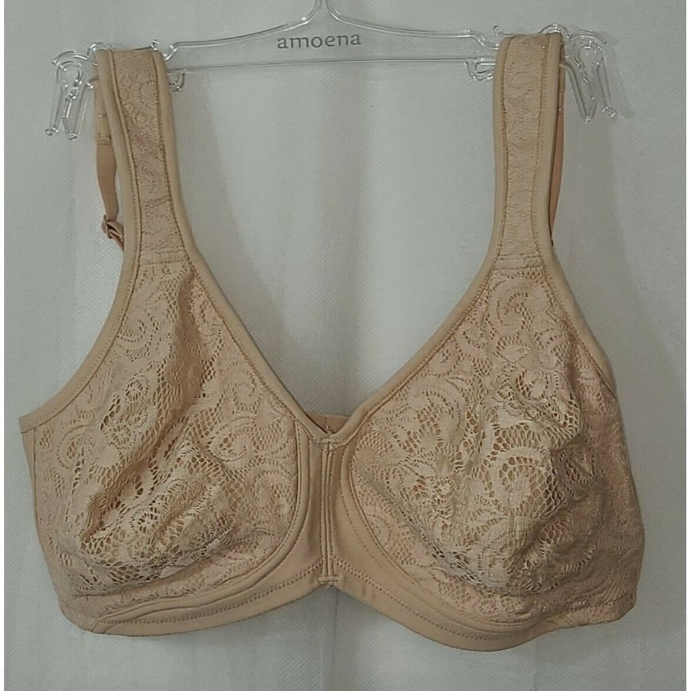 Amoena Mastectomy Bra 34C #2146 nude New Free Ship